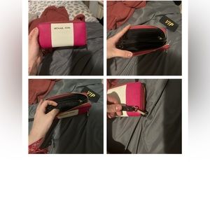 Michael Kors black wallets for women